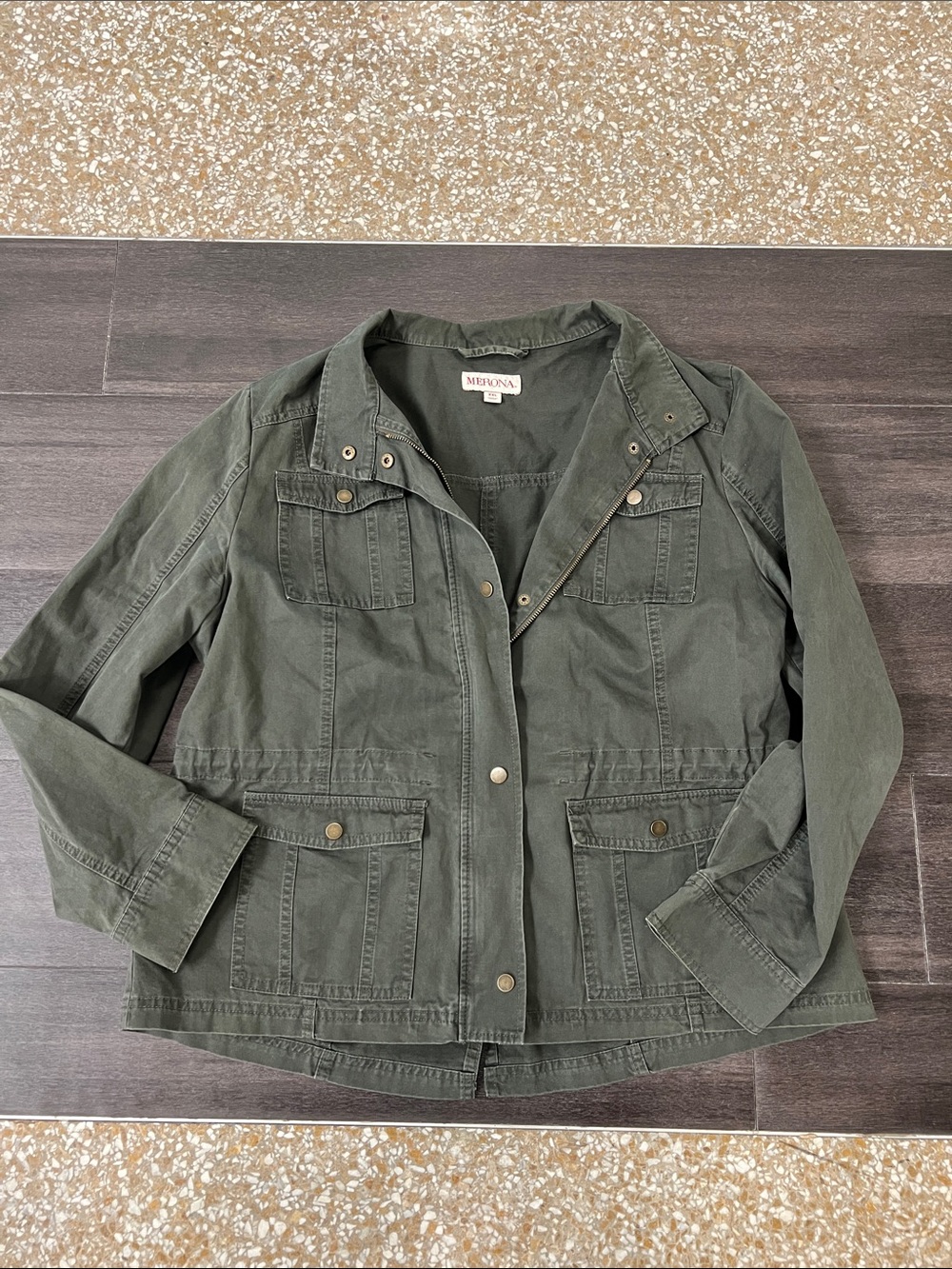 Merona Olive Green Women's Utility Jacket
